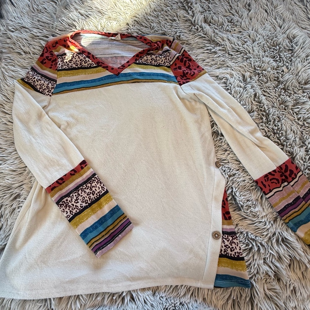 Lovely Melody Multicolor Knit Top